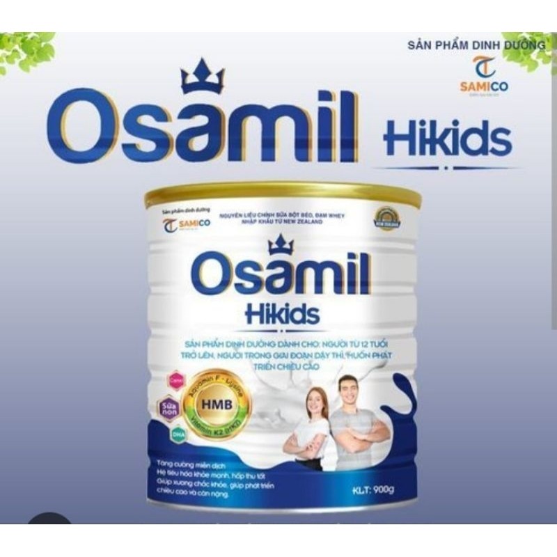 Sữa Non Osamil Hikids Tăng Chiều Cao - Hộp 900g - liulyshop68