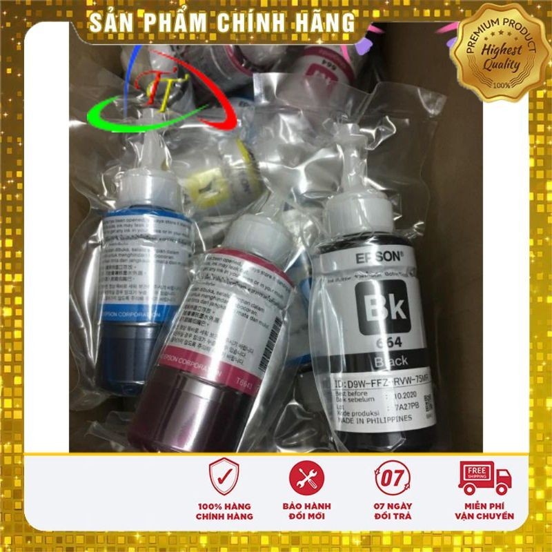 Mực 664 dùng cho máy in màu epson L310,L110,L100,L300