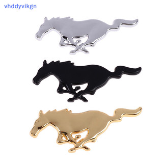 Vhdd 3d ngựa kim loại xe logo cho xe ford mustang mới mondeo focus xe phía trước hood lưới tản nhiệt vn