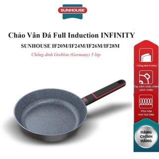 Chảo vân đá đáy từ full induction infinity sunhouse if20m,if24m,if26m,if28m