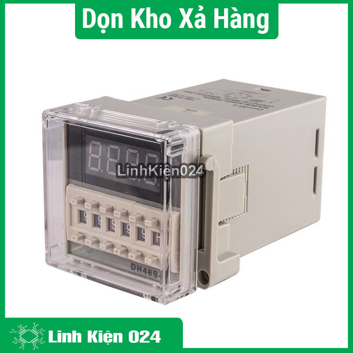 Time Thời Gian DH48S-S 220VAC 0.1S-99H (Lặp Lại Theo Chu Kì)