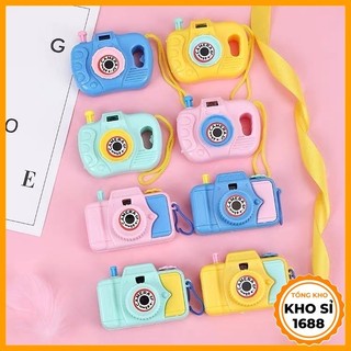 Đồ chơi Máy ảnh mini cực kute cho bé sống ảo, quầtnwgj cho bé, đồ chơi sáng tạo trẻ em E1399