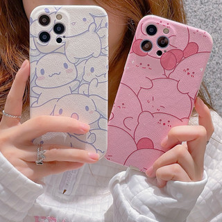 Ốp lưng da imd full viền bảo vệ camera cinnamoroll - y020