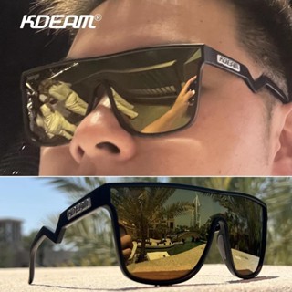 Gương Ống Kính Vàng Thiết Kế Ban Đầu Kính Mát Quá Khổ Phân Cực Nam Lái Xe Dự Tiệc Kính Mắt tr90 Kính Chống Nắng Nữ UV400 KDEAM