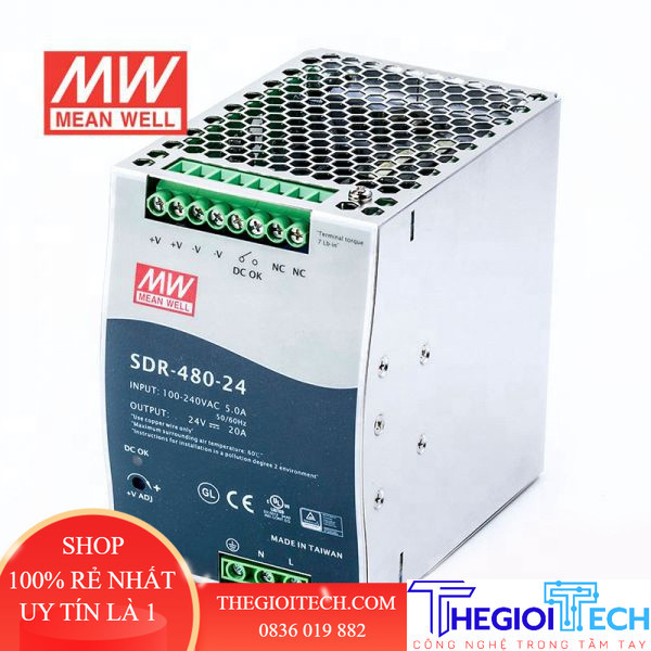 BỘ NGUỒN MEANWELL SDR-480-48