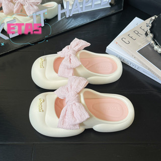 Giày Croc mới dành cho nữ ETAS Tăng chiều cao Internet Người nổi tiếng Dép đi biển đế dày chống trượt