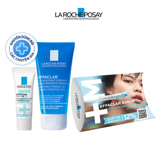 Bộ sản phẩm dùng thử giúp giảm mụn nhanh chỉ sau 8 giờ Effaclar Duo+ M
