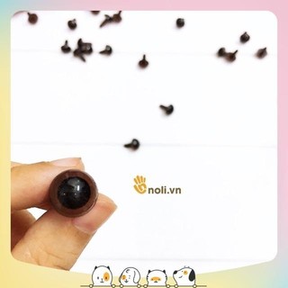 Mắt thú màu nâu có chốt an toàn cho bé ( 1 đôi)