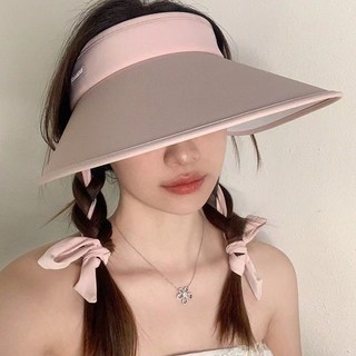 Ice Silk Big Vành Chống Nắng Mũ Nữ Mùa Hè 2024 Phong Cách Mới Chống Tia Cực Tím Mũ Chống Nắng Rỗng Top Mũ Chống Nắng