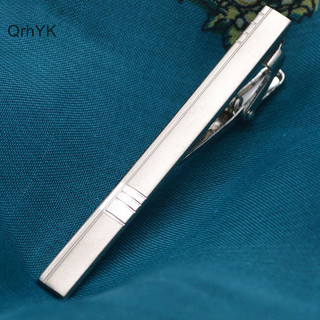 Nhà máy thời trang 1 màu bạc cà vạt cà vạt pin kẹp cho nam cưới cà vạt cà vạt khóa kẹp qrhyk