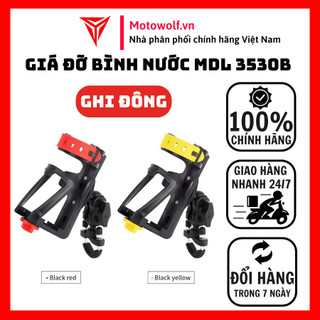 Giá đỡ bình nước motowolf mdl 3530b ghi đông - shop phượt biker