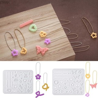 Coonn Khuôn Nhựa Silicon Cho Móc Khóa Đúc Khuôn Trái Tim Ngôi Sao Shaker Khuôn Nhựa Epoxy Cát Cát Nhanh Khuôn Trang Sức Làm