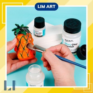  Phủ bóng bảo vệ chống thấm nước cho đất sét tự khô Gloss Clay Vanish Mont Marte 