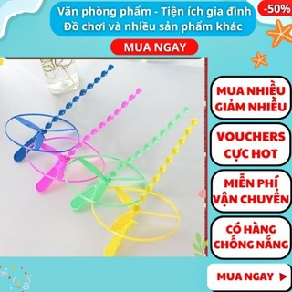 Đồ chơi chong chóng nhựa đĩa bay - Chong chóng vuốt xoay đồ chơi trẻ em , Aplusmart