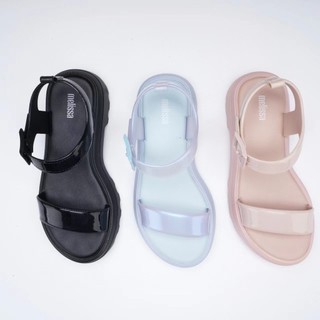 2024 melissa Jelly Shoes melissa Mid-Heel Platform Dép dây đeo phẳng Giày sandal nữ mở mũi mùa hè thơm