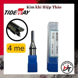 Mũi cắt cnc phay gỗ dao phay 4 cánh 6 me khứa thẳng 6mm tct tideway mccnc-tw4c