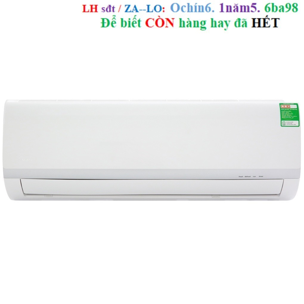 Rẻ Điều hòa Midea 12000BTU 1 chiều MSAFG-13CRN8 - Bảo hành chính hãng