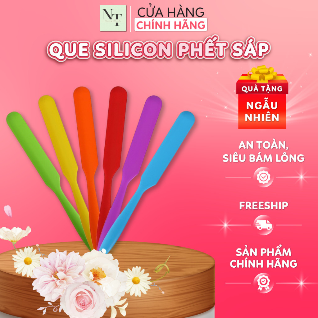 Que Silicone Phết Sáp Wax Lông Chống Dính NT WAXING Dễ Dàng Vệ Sinh, Tái Sử Dụng Nhiều Lần - 1035