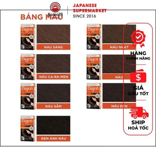 NHUỘM TÓC BIGEN PHỦ BẠC NỘI ĐỊA NHẬT ( NHIỀU MÀU) - HÀNG NHẬT NỘI ĐỊA