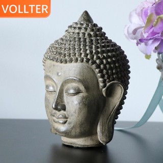Khuôn tượng phật 1 / 2 / 3 Thanh Lịch Đầu Phật Tượng Thiền Phong Thủy Nhà Để Bàn Trang Trí Điêu Khắc Hòa Bình Và Hài Hước Vật Trang Trí Sống khuôn làm tượng phật khuôn đúc tượng phật khuôn silicon tượng phật