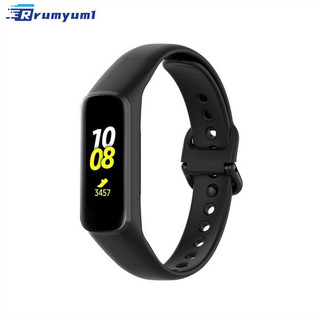 Còn hàng! Dây đeo đồng hồ thay thế Dây đeo silicon mềm thoải mái chống mồ hôi Tương thích cho Samsung Galaxy Fit2 R220