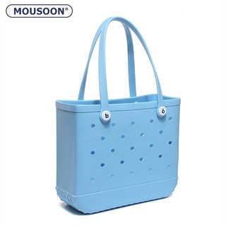 MOUSOON  Túi đi biển phun EVA chất lượng cao thời trang Giỏ đi biển di động thông thường Châu Âu và Mỹ