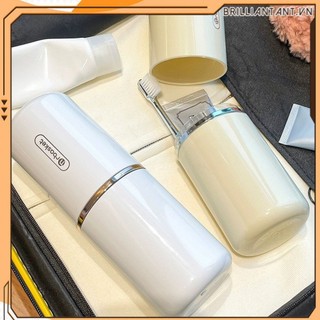 Nước súc miệng Cốc Đựng Bàn Chải Đánh Răng Cốc Du Lịch Đa Năng Tiện Lợi Kem Đánh Răng Bàn Chải Đánh Răng Đựng Phụ Kiện Phòng Tắm Bri