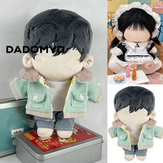 DADOMYD Bộ 10 / 20cm Búp Bê Quần Áo Phụ Kiện Áo Khoác Áo Thun Phù Hợp Với 20cm Quần Búp Bê