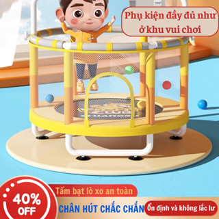  Nhà Nhún Nhảy Cho Bé MINT DECOR Tấm Bạt Lò Xo Xà Đơn Full Phụ Kiện An Toàn Chắc Chắn. 