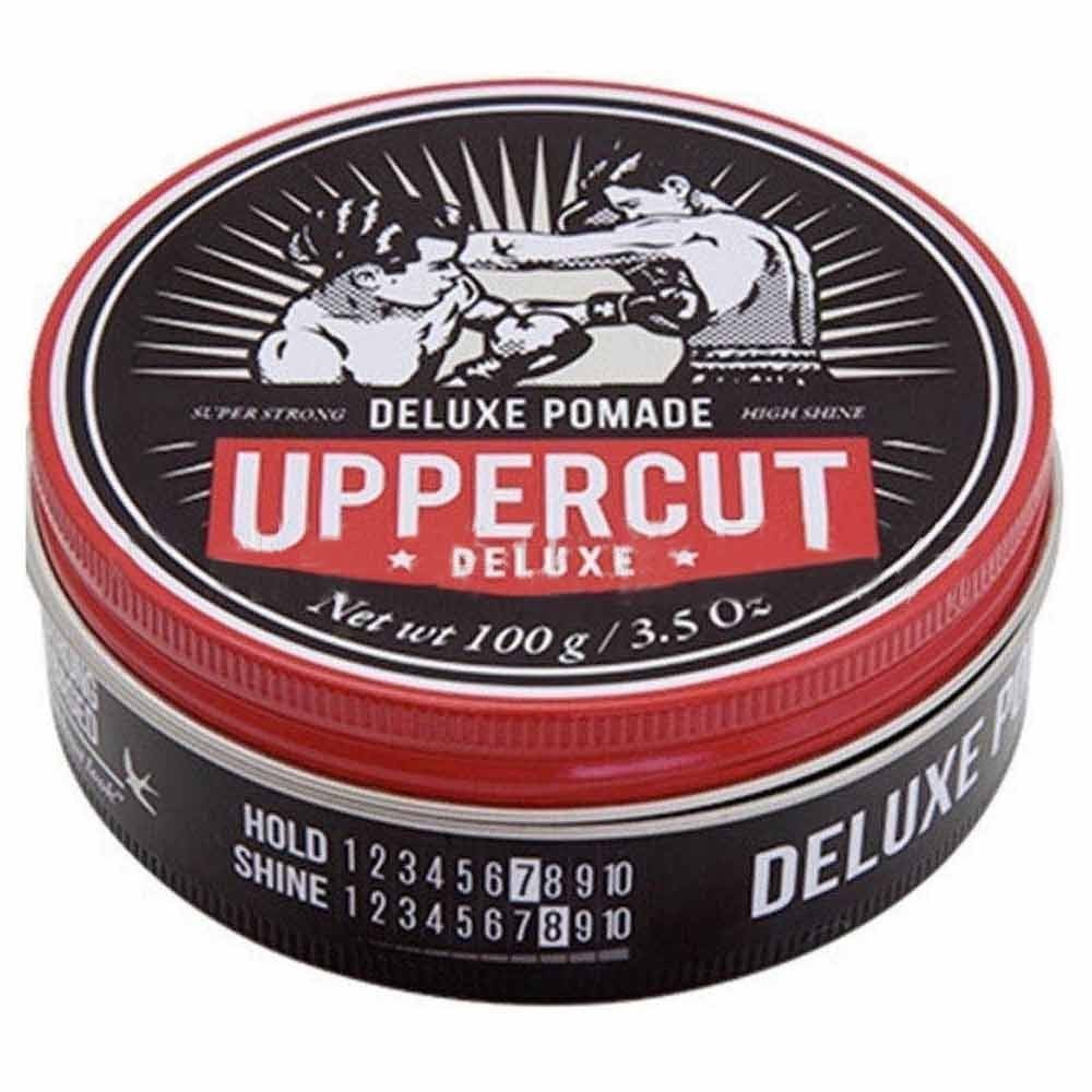 Uppercut Deluxe Deluxe Pomade Strong Hold High Shine Styling Pomade For Men 100g