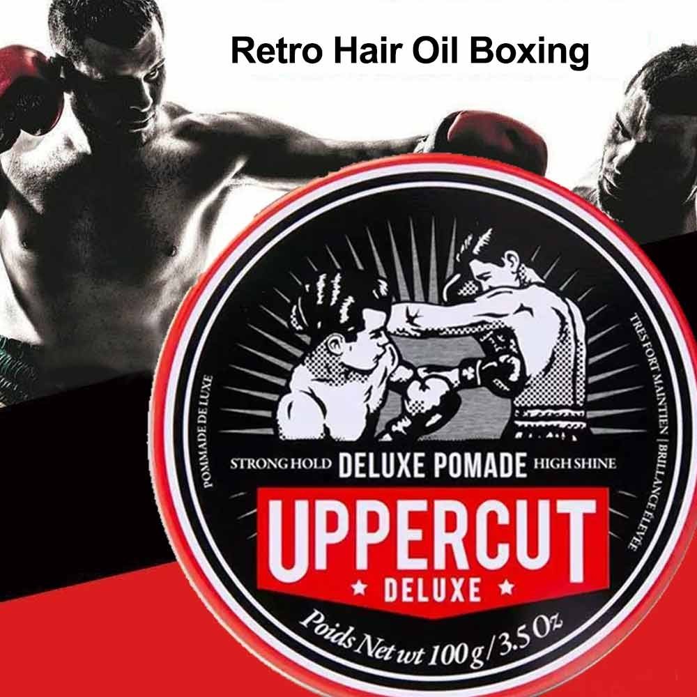 Uppercut Deluxe Deluxe Pomade Strong Hold High Shine Styling Pomade For Men 100g