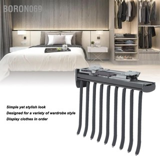 Boron069 Kéo Quần Giá Tủ Áo 9 Tay Thép Móc Treo Có Thể Tháo Rời Bên Trái Gắn