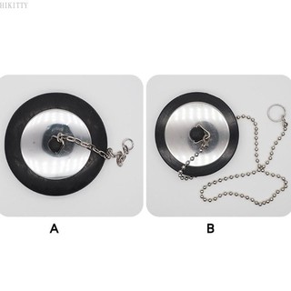 Nút chặn thoát nước bồn tắm cao su HIK có dây xích phích cắm bồn tắm thoát nước