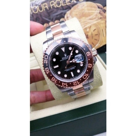 ♧ 2024 RO ° LEX GMT ROOTBEER 2TONE ROSEGOLD R7