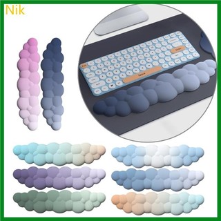 Niki 1 Bàn Phím Đám Mây Chuột Miếng Lót Cổ Tay Gõ Hỗ Trợ Cổ Tay Bàn Tay Thảm PU Memory Foam Palm Rest Pad