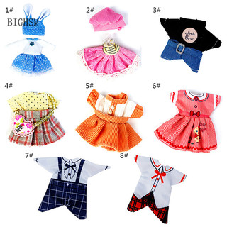 Bighsm 1: 12 quần áo búp bê trang phục nhà búp bê váy búp bê phù hợp với búp bê 6 inch nhiều màu đầm martijn