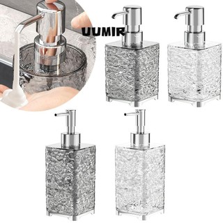 UUMIR Chai bơm bọt du lịch, Hộp đựng xà phòng thủ công đa năng chống rò rỉ, Chai phân phối du lịch trong suốt rỗng Chai dầu gội có thể đổ lại