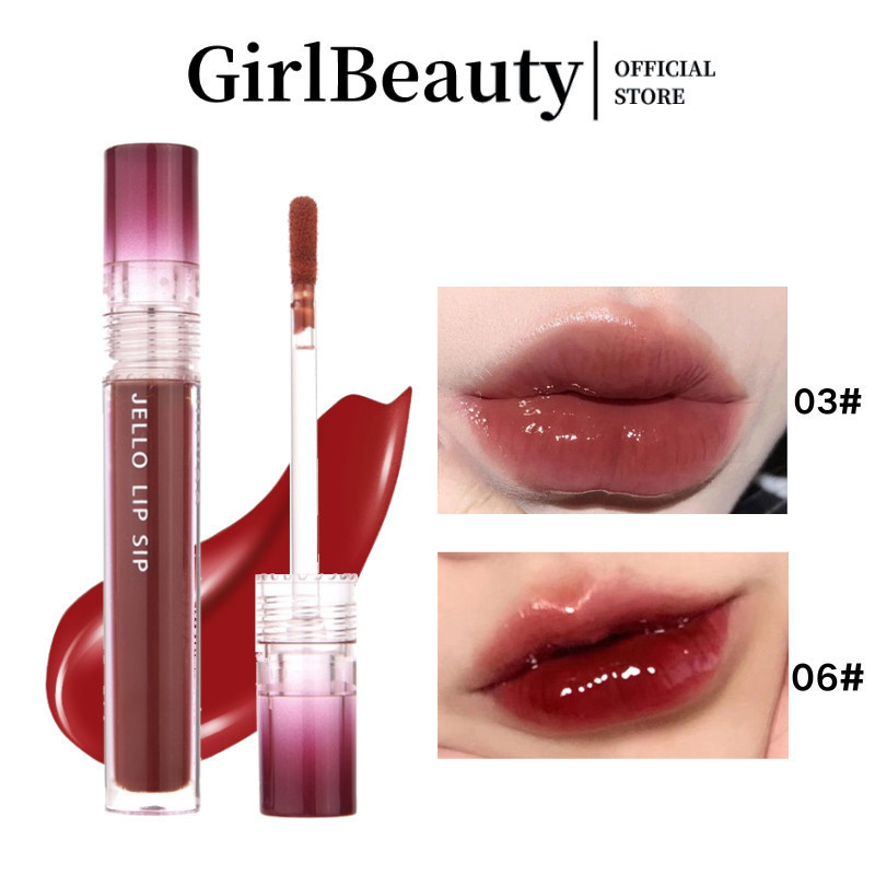 (Sỉ Siêu Rẻ) Son Bóng Oulesong Màu Nude Nhạt Mềm Mượt Nuôi Dưỡng Môi Chống Thấm Nước 3.G