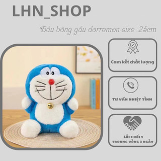 Gấu bông doremon size 25cm giá 38k