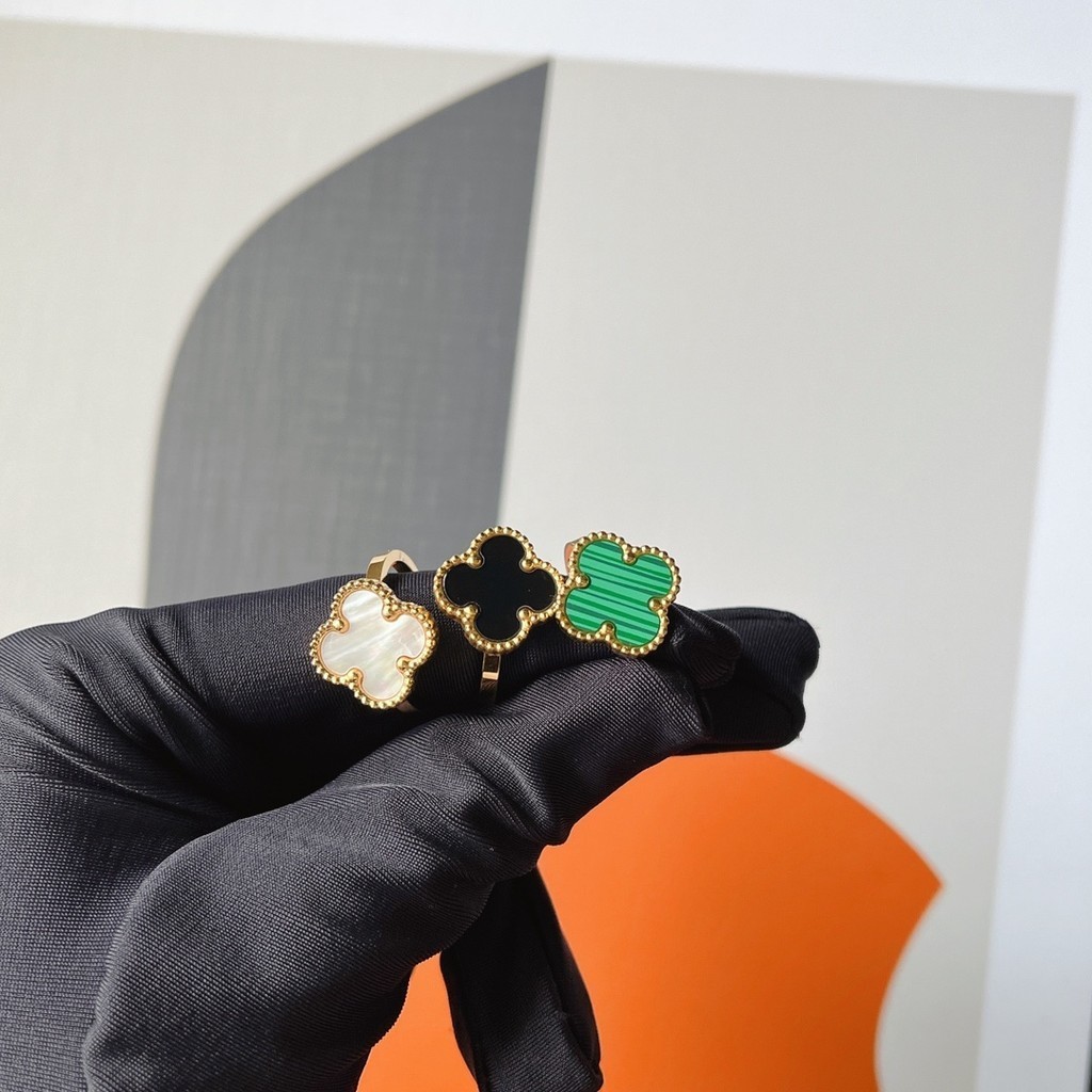 Lv Phổ Biến Vintage Bộ Nhẫn Đơn Giản Phong Cách Hàn Quốc Chữ Ngón Tay Nhẫn Bộ Phụ Kiện Trang Sức Nữ 