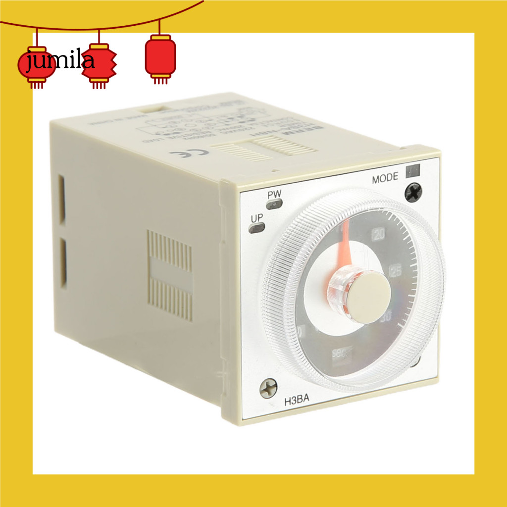 H3BA-N8H 220V AC Đa Năng 8 Chân Hẹn Giờ Trễ Rơle Thời Gian 12s đến 300h