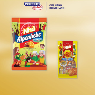 Combo Kẹo dẻo Chupa Chups Con Giáp và Kẹo Alpenliebe hương trà cam quế và trà bưởi