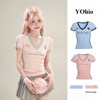 Plus Size Nữ Mùa Hè Mỹ Retro Chắp Vá Áo Thun Sọc Tay Ngắn