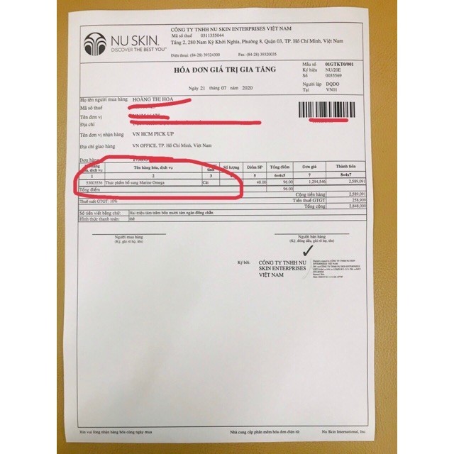 TPSK Marine Omega3 Nuskin - 120 viên Date Mới Nhất (update date trong thông tin sản phẩm)