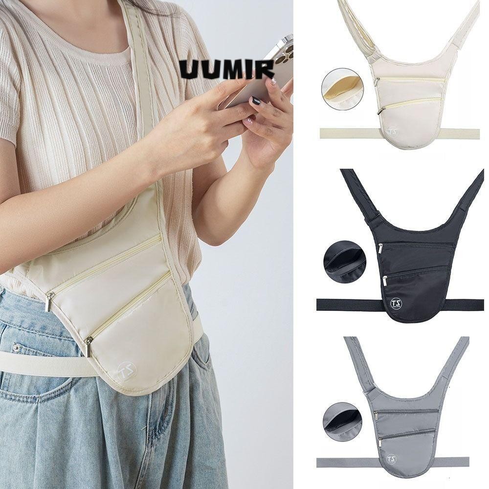 Túi thắt lưng thể thao UUMIR, Túi thắt lưng vô hình dung tích lớn thoáng khí, Thắt lưng tiền chống trộm đa chức năng tập thể dục