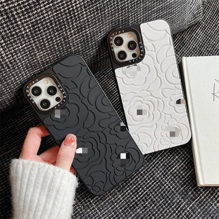 Casetifg Thương hiệu cao cấp CHAN Ốp điện thoại khắc 3D chất lượng cao cho iPhone 15 14 11 12 13 Pro Max Vỏ bảo vệ ống kính TPU cứng Vỏ silicon PVC