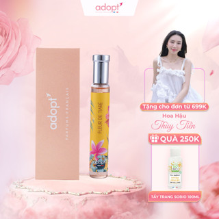 Nước hoa Pháp cho nữ Adopt' Fleur De Tiaré tinh dầu thơm chính hãng hương Nàng Thơ, Ngọt Ngào, Tinh khiết