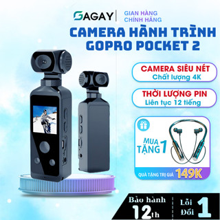 Camera hành trình GOPRO Pocket 2, máy ảnh mini camera 4K, đa dạng chức năng, nhỏ gọn, chống rung tốt