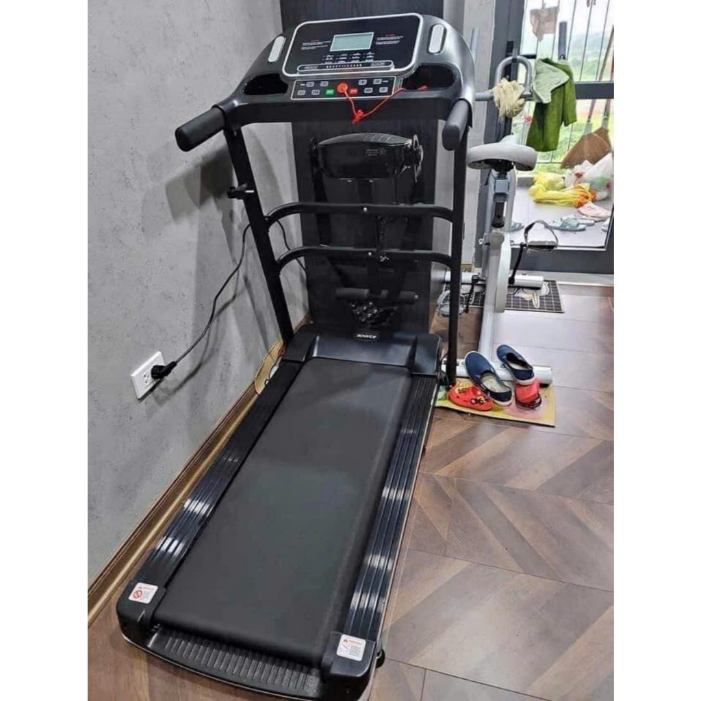 Máy chạy bộ điện đa năng OSAKY A7AB; đa năng; gấp gọn; có đai rung ~ kèm video; ảnh thật "