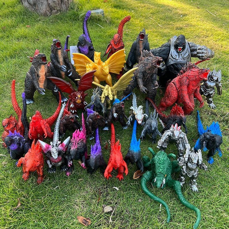 Đồ Chơi Quái Vật Godzilla Series Mô Hình Godzilla Mềm Kẹo Cao Su Đồ Chơi Mô Hình Runaway Godzilla Th